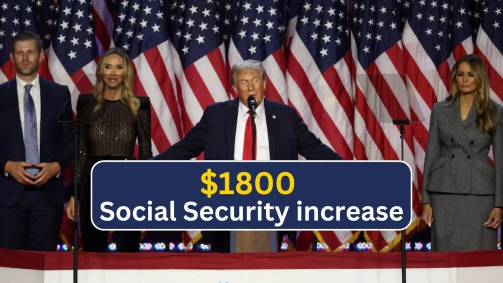 $1800 Social Security Payment increase 