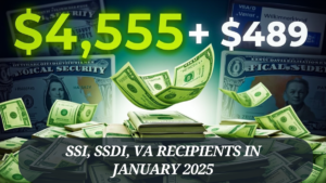 $4,555 Plus $489 for SSI, SSDI, VA Recipients in January 2025 – Check Eligibility Now