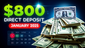 Social Security $800 Direct Deposit for January 2025 – Important Dates to Remember